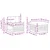 Set vanjskih sofa s jastukom 4 pcs Prirodna i krem Poliester