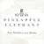 Zelena bombažna odeja 150x200 cm Jaipur Chunky Waffle – Pineapple Elephant
