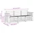 Setovi sofa 3 pcs Prirodna Čvrsto drvo akacije