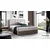 Boxspring postelja Wood 2 - 200x200 cm - temni hrast