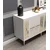 Hanah Home Konzola Junes, 150x79x40 cm, Belo-zlatne boje