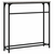 Konzolni stol siva boja hrasta 75x19,5x75 cm konstruirano drvo
