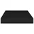 Plutajuće zidne police 4 kom crne 40 x 23 x 3,8 cm MDF