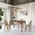 Hanah home Trpezarijski sto Mira 130x75x80cm Orah
