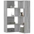 Kutni regal z knjige 4 razine artisian hrast 85x85x140cm drveni