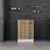 Hanah Home kuhinjski element Minar 4165, 60 cm, beli / dore