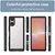Hibriden ovitek Frame Shield za Sony Xperia 5 V - črn
