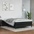 Vidaxl Box spring postelja z vzmetnico črn 140x200 cm umetno usnje