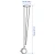 ANFALLARE / KRILLE Radni sto, bambus/crna, 140x65 cm
