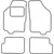 Textile car mats Lancia Ypsilon 2007-2011