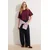 Trendyol Milla Ženska majica TWOSS23TS00038, Bordo