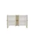 Hanah Home komoda Slim 120, 120 cm, bela / travertin