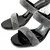 Mona shoes Ženske sandale, Crne