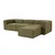 Atelier del Sofa Ugaona garnitura Fora 296x66x185cm Zelena