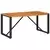 Set vanjskog namještaja 4 pcs Crna i krem-bijela poliratan