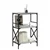Regal za knjige 3 razine siva boja hrasta 59x35x90,5 cm drveni