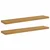Polica na zidu 2 pcs Bež 120 x 23,5 x 4 cm Konstruirano drvo