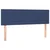 Vidaxl Box spring postelja z vzmetnico modra 140x190 cm blago