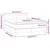 Vidaxl Box spring postelja z vzmetnico LED temno modra 140x200cm žamet