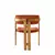 Hanah Home Trpezarijska stolica 58x76x49cm Hrast-Bronzana