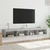TV ormarići s LED svjetlima 2 kom boja betona 100x30x30 cm