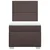 Vidaxl Box spring postelja z vzmetnico temno rjava 100x200 cm blago