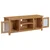 TV ormarić 110 x 35 x 44 cm od masivne hrastovine