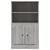 Visoka komoda siva sonome 60x35,5x103,5 cm konstruiranog drva