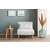 ATELIER DEL SOFA Fotelja Folde Single Teddy Fabric Cream