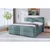 Livetastic BOXSPRING POSTELJA 180 cm  x 200 cm , les, kovina, umetna masa, tekstil modra