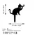 Aberto Design Dekorativna figura Cat 03, 36x31 cm, 1.5 mm