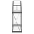 Staklenik s okvirom antracit 169 x 58 x 202 cm aluminijski