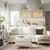 SALTSJÖBADEN Sofa trosed s lenjivcem, Blekinge bela