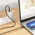 Hoco Kabel USB-C na USB-C Hoco PD 3A 60 W, 1 m, X83, črn
