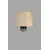 Opviq Zidna lampa E27 Max 40W, Hrast-Crna