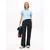 Tommy Jeans Majica ESSENTIAL svetlo modra/rdeča/bela