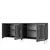 Hanah Home Konzolni sto Tean, 150x75x35 cm, Antracit-srebrne boje