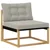 Set vanjskih sofa s jastukom 10 pcs Bijela i svjetlosiva