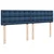 Vidaxl Box spring postelja z vzmetnico modra 180x200 cm blago
