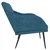 Vidaxl Klop modra 110x76x80 cm žamet