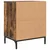 Noćni ormar s ladicama 2 pcs Dimljeni hrast 49 x 36 x 61 cm