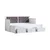 HANAH HOME Krevet Alacati White Anthracite