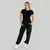 STRIX Women‘s Ribbed Tee Black