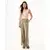 Mexx Ženske pantalone MF007004061W, Ravan kroj, Maslinaste