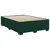 Vidaxl Box spring postelja z vzmetnico temno zelen 140x190 cm žamet