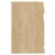 Radni stol s ladicom boja hrasta 115x50x75 cm konstruirano drvo