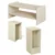 Hanah Home set klub stolova Amon, travertin