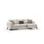 Kristal Rest 2+Corner - Beige Beige Corner Sofa-Bed