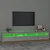 TV ormarić s LED svjetlima siva boja betona 240x35x40 cm