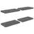 Plutajuće zidne police 4 kom sjajne sive 50 x 23 x 3,8 cm MDF